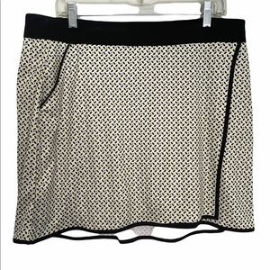 Greg Norman Women's Bianca Geo Print Wrap Golf Skort Size Large